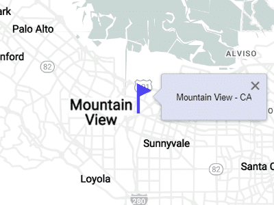 Mountain View Fixed Spacing Map